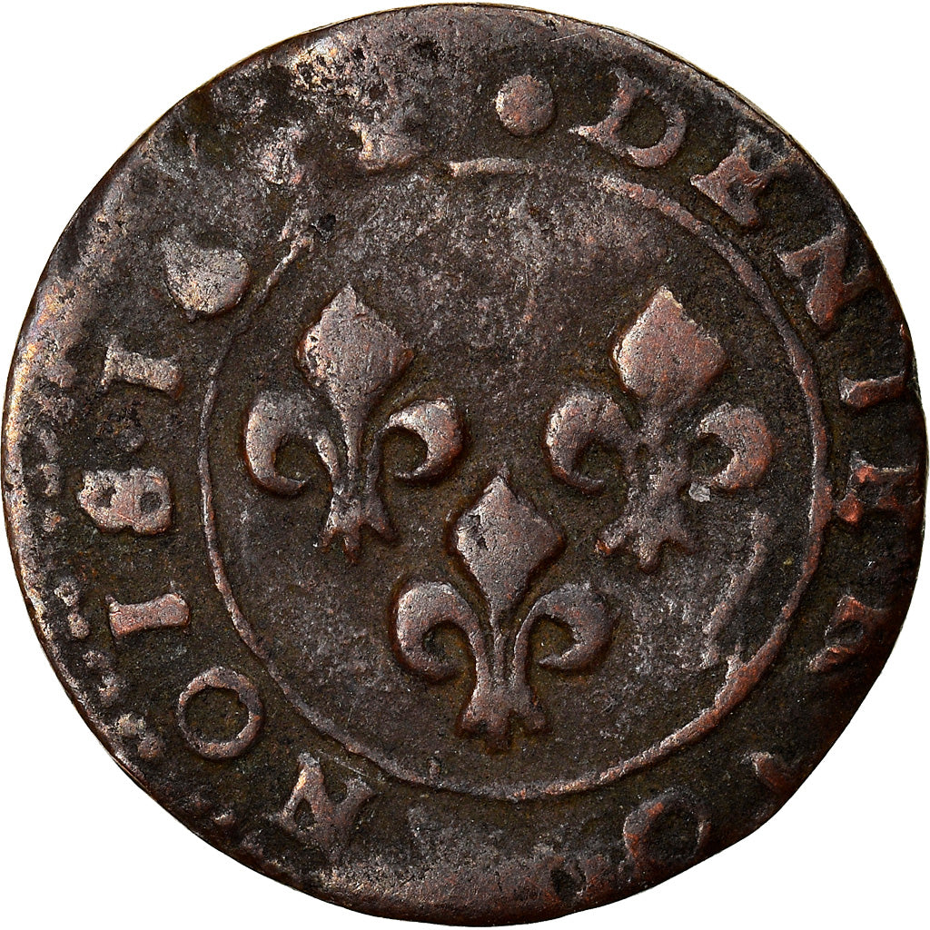 Münze, Frankreich, ORANGE, Guillaume-Henri, Denier Tournois, 1652, Orange, S