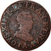 Monnaie, France, Louis XIII, Double Tournois, 1615, Paris, TB+, Cuivre, CGKL:386