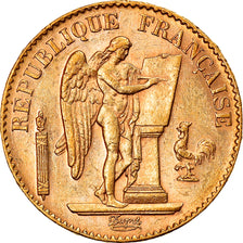 Münze, Frankreich, Génie, 20 Francs, 1890, Paris, SS+, Gold, KM:825