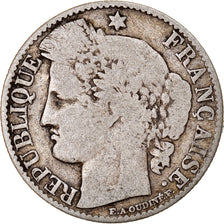 Moneta, Francia, Cérès, 50 Centimes, 1881, Paris, MB, Argento, KM:834.1