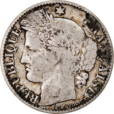 Moneta, Francia, Cérès, 50 Centimes, 1895, Paris, MB+, Argento, KM:834.1