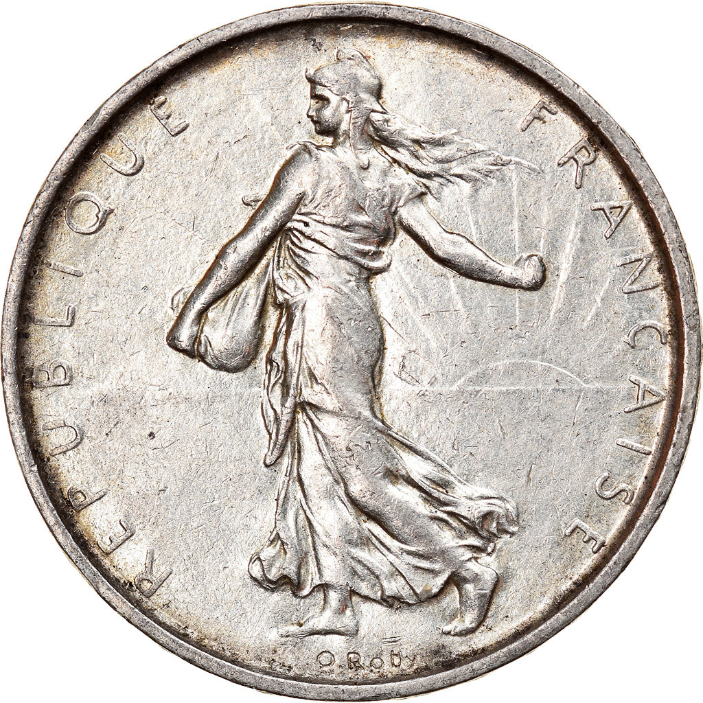 Coin, France, Semeuse, 5 Francs, 1967, Paris, AU(50-53), Silver, KM:926