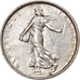 Moneda, Francia, Semeuse, 5 Francs, 1967, Paris, MBC+, Plata, KM:926