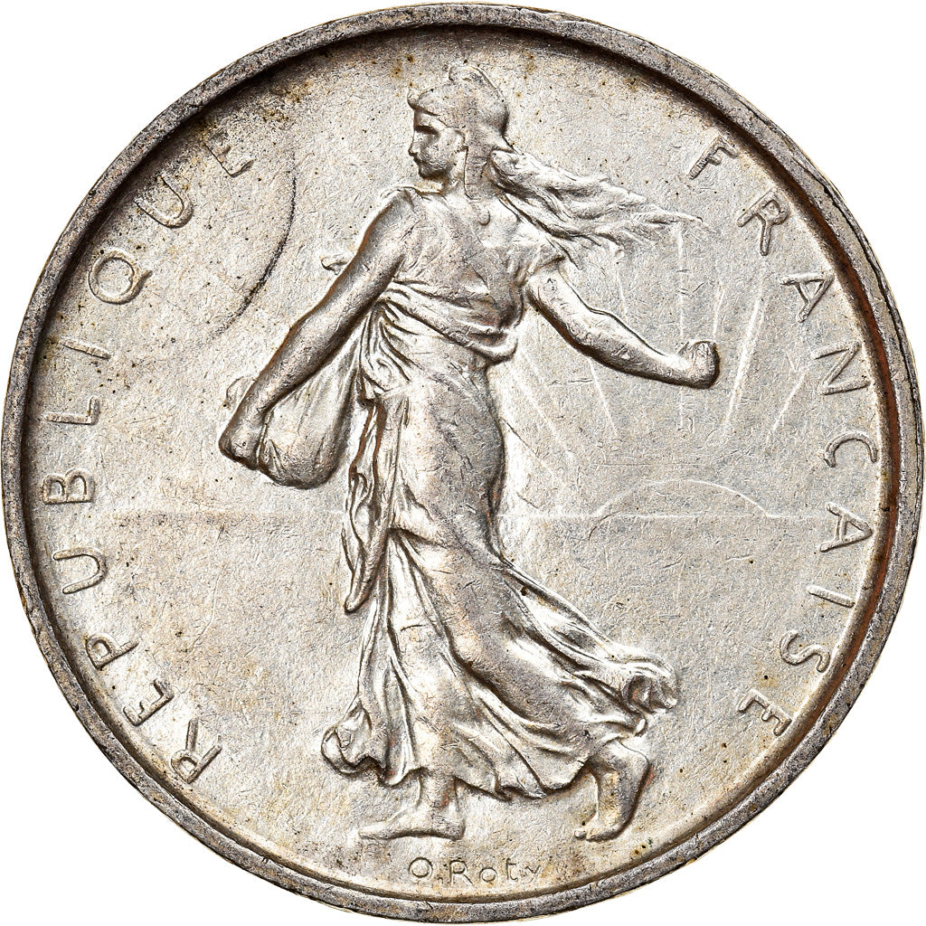 Coin, France, Semeuse, 5 Francs, 1967, Paris, AU(50-53), Silver, KM:926