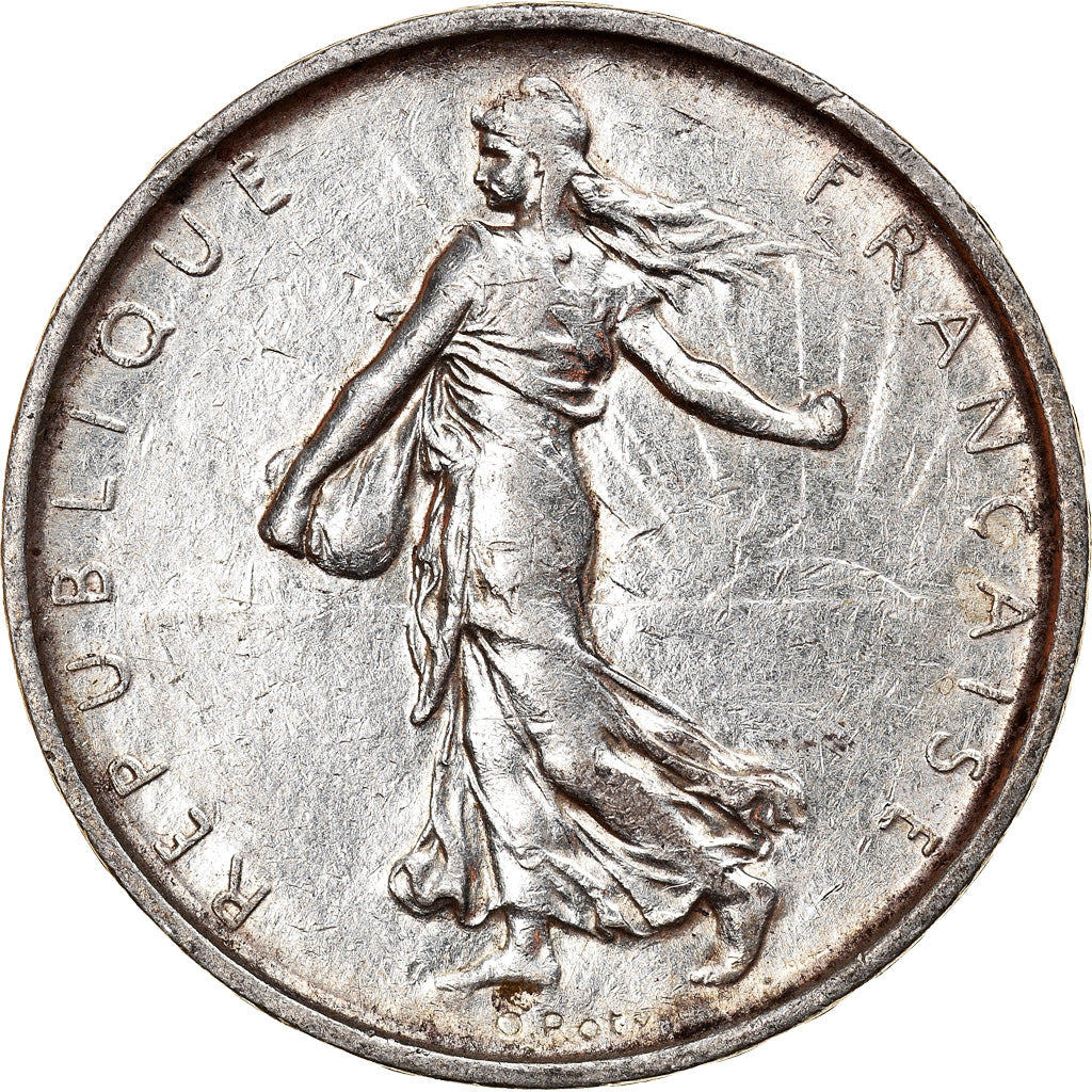 Coin, France, Semeuse, 5 Francs, 1967, Paris, AU(50-53), Silver, KM:926