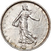 Moneda, Francia, Semeuse, 5 Francs, 1967, Paris, MBC+, Plata, KM:926