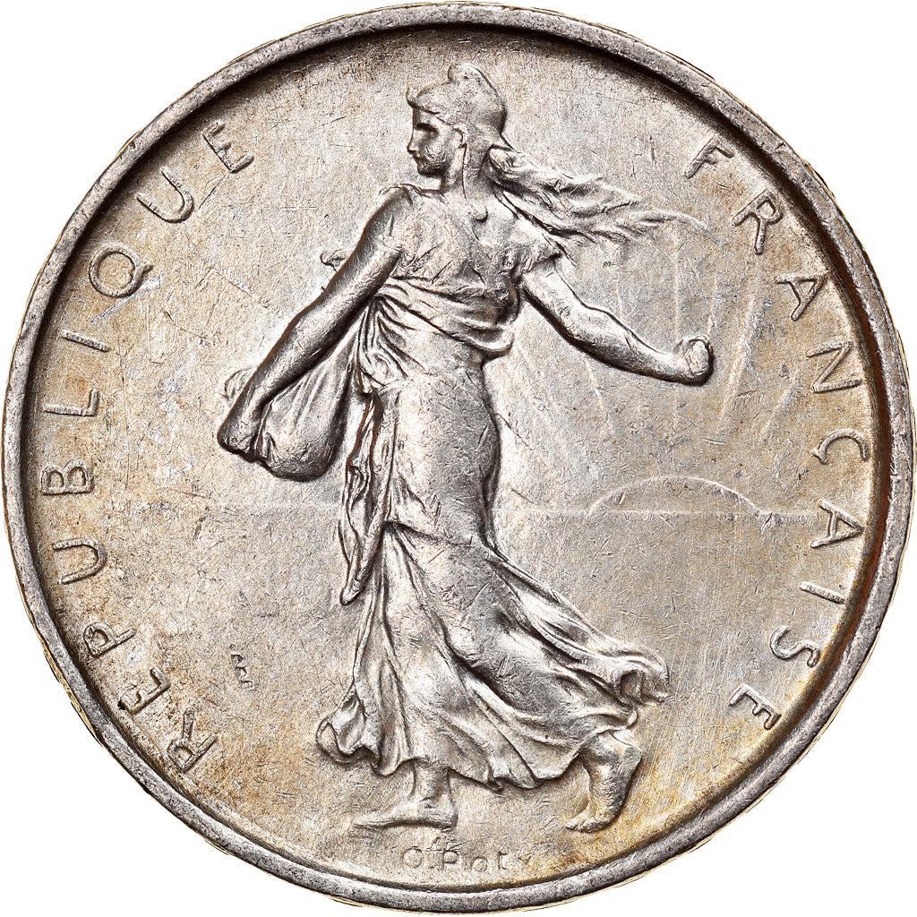 Coin, France, Semeuse, 5 Francs, 1967, Paris, AU(50-53), Silver, KM:926