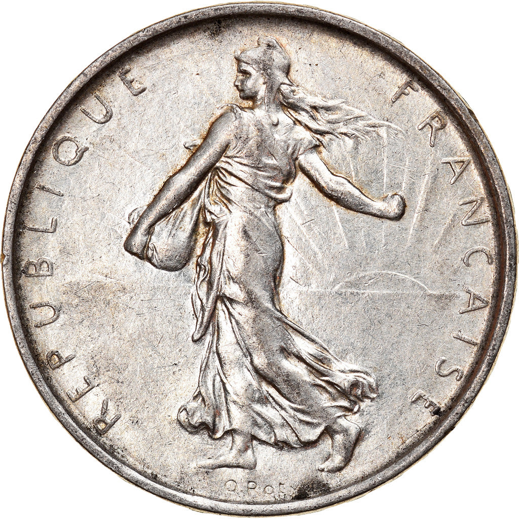 Coin, France, Semeuse, 5 Francs, 1967, Paris, AU(50-53), Silver, KM:926