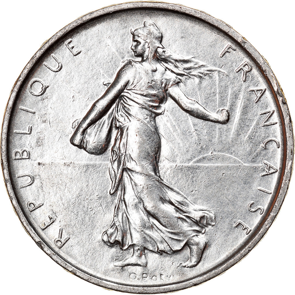 Moneta, Francia, Semeuse, 5 Francs, 1967, Paris, SPL-, Argento, KM:926