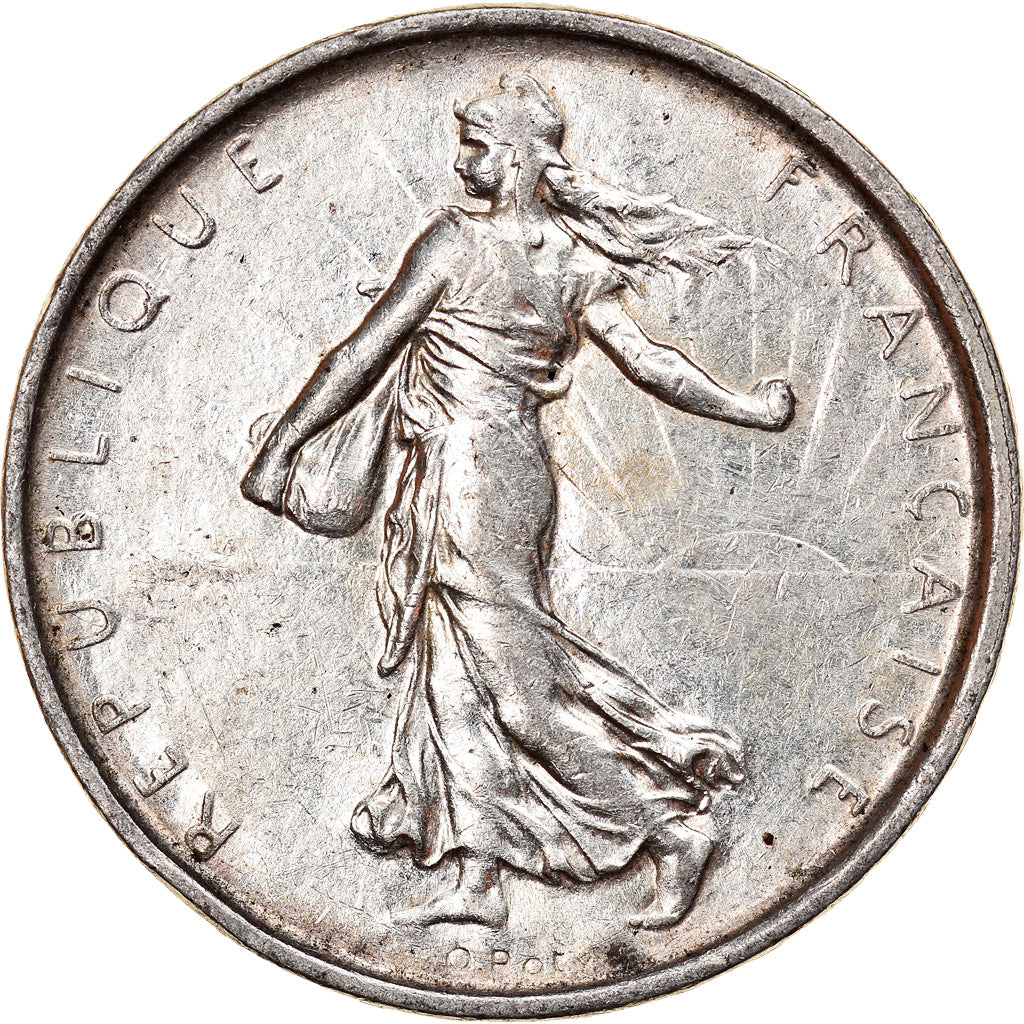 Coin, France, Semeuse, 5 Francs, 1967, Paris, AU(55-58), Silver, KM:926
