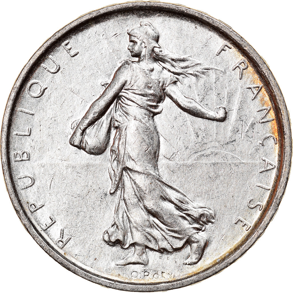 Coin, France, Semeuse, 5 Francs, 1967, Paris, AU(55-58), Silver, KM:926
