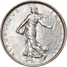 Coin, France, Semeuse, 5 Francs, 1967, Paris, AU(55-58), Silver, KM:926