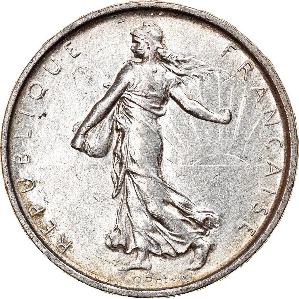 Coin, France, Semeuse, 5 Francs, 1967, Paris, AU(55-58), Silver, KM:926