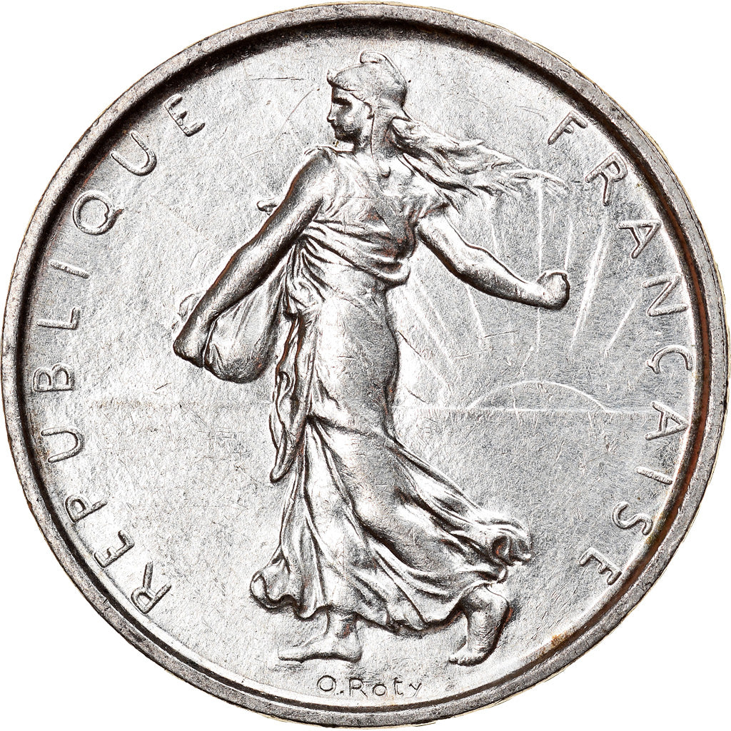 Coin, France, Semeuse, 5 Francs, 1967, Paris, AU(55-58), Silver, KM:926