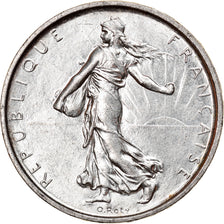 Coin, France, Semeuse, 5 Francs, 1967, Paris, AU(55-58), Silver, KM:926