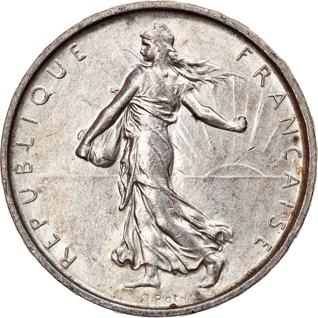 Coin, France, Semeuse, 5 Francs, 1967, Paris, AU(55-58), Silver, KM:926