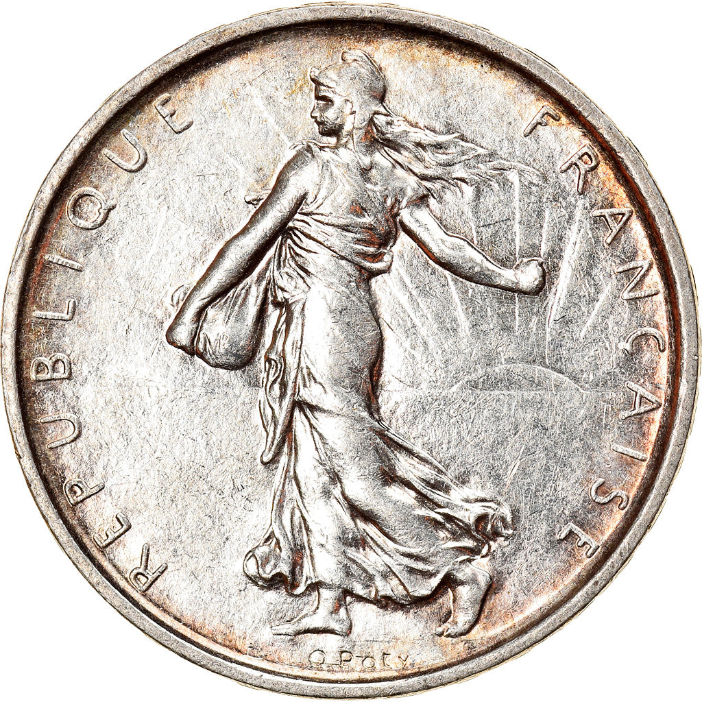 Coin, France, Semeuse, 5 Francs, 1967, Paris, AU(55-58), Silver, KM:926