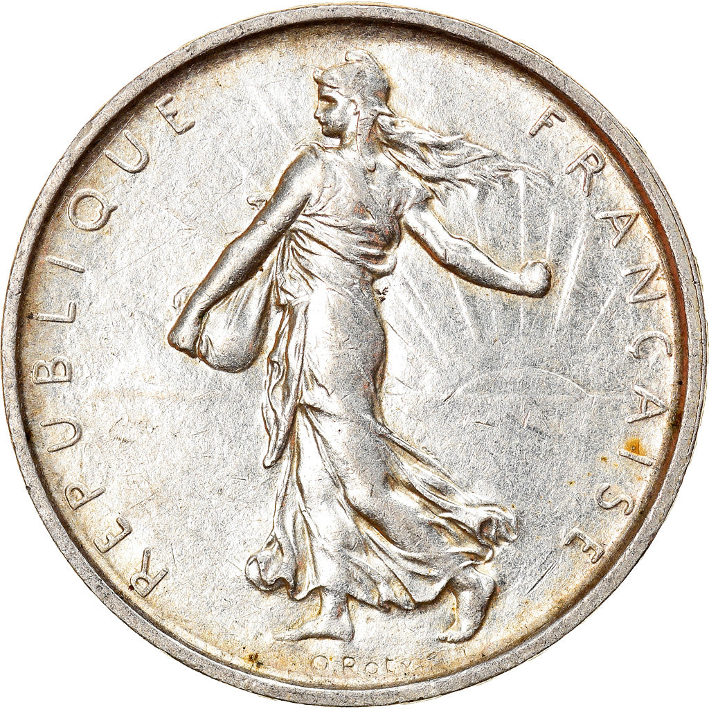 Moneda, Francia, Semeuse, 5 Francs, 1967, Paris, EBC, Plata, KM:926, Gadoury:770