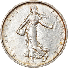 Coin, France, Semeuse, 5 Francs, 1967, Paris, AU(55-58), Silver, KM:926