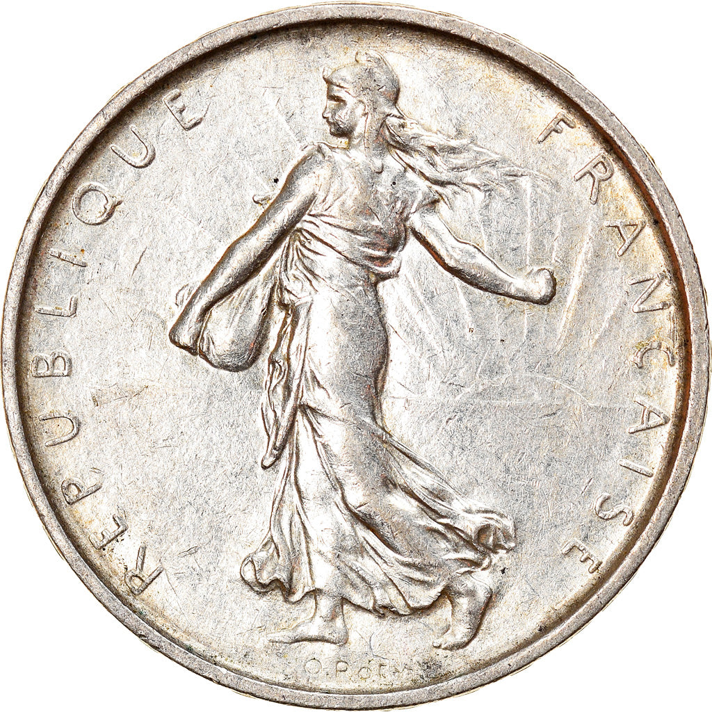 Moneda, Francia, Semeuse, 5 Francs, 1967, Paris, EBC, Plata, KM:926, Gadoury:770