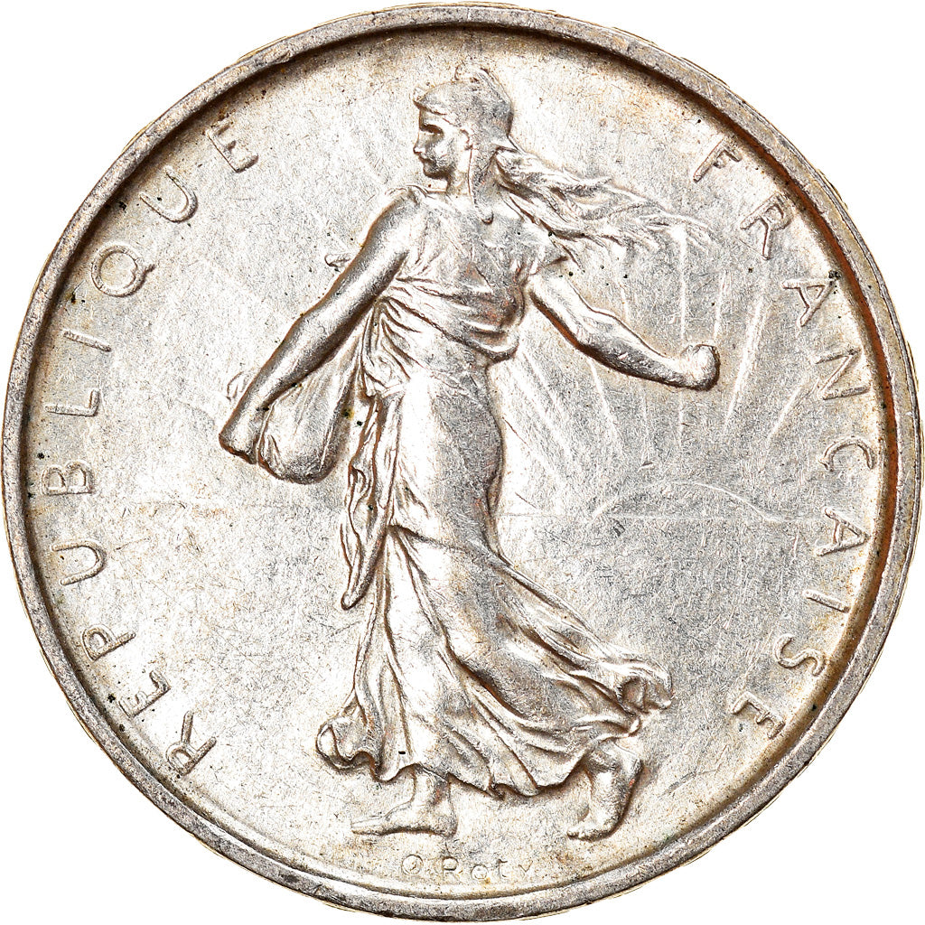 Moneda, Francia, Semeuse, 5 Francs, 1967, Paris, EBC, Plata, KM:926, Gadoury:770