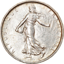 Coin, France, Semeuse, 5 Francs, 1967, Paris, AU(55-58), Silver, KM:926