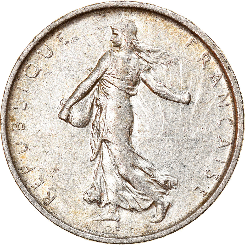 Coin, France, Semeuse, 5 Francs, 1967, Paris, AU(55-58), Silver, KM:926