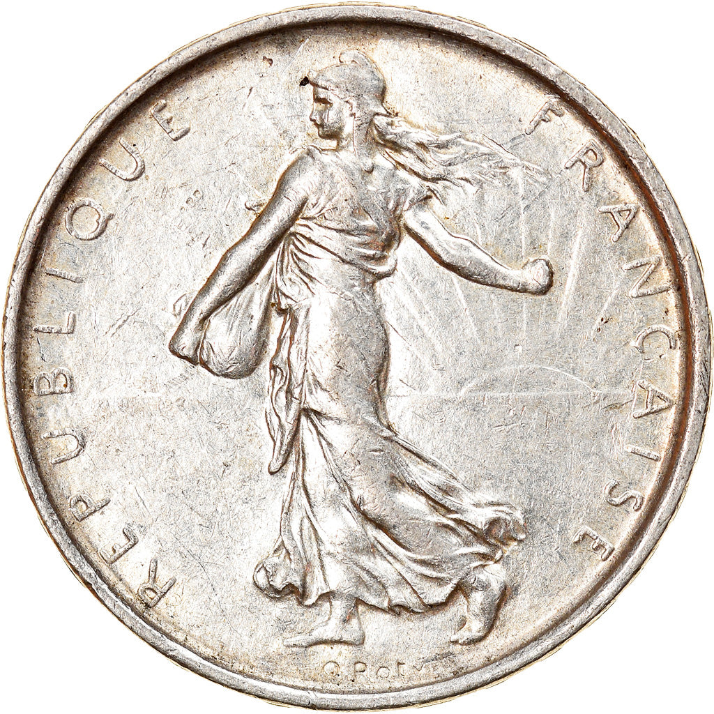 Moneda, Francia, Semeuse, 5 Francs, 1967, Paris, EBC, Plata, KM:926, Gadoury:770