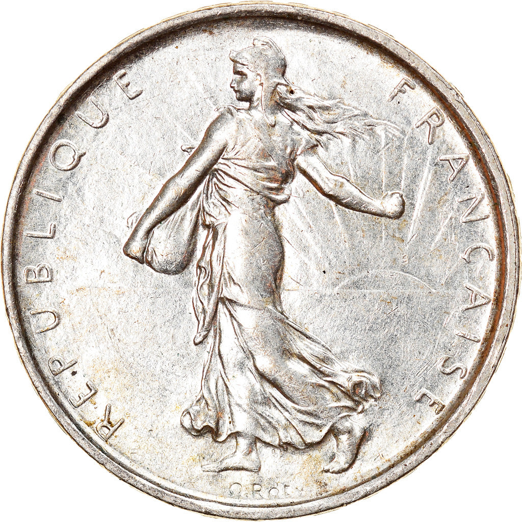 Coin, France, Semeuse, 5 Francs, 1967, Paris, AU(55-58), Silver, KM:926