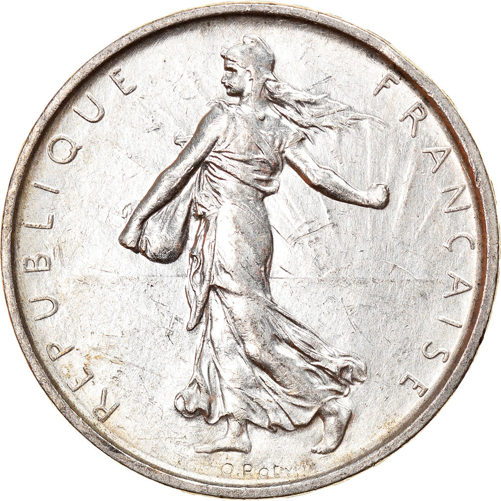 Coin, France, Semeuse, 5 Francs, 1967, Paris, AU(55-58), Silver, KM:926
