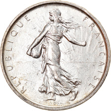 Coin, France, Semeuse, 5 Francs, 1967, Paris, AU(55-58), Silver, KM:926