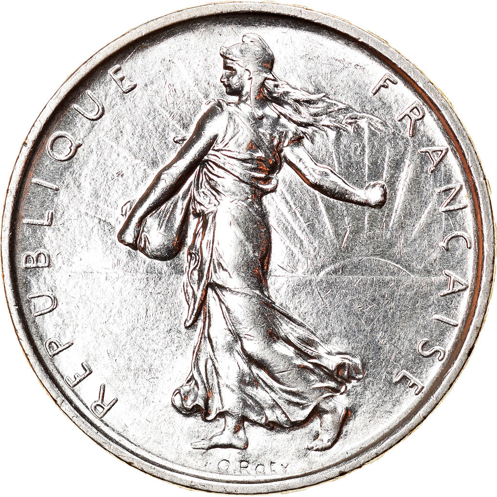 Münze, Frankreich, Semeuse, 5 Francs, 1967, Paris, VZ+, Silber, KM:926