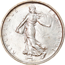 Moneta, Francja, Semeuse, 5 Francs, 1967, Paris, MS(60-62), Srebro, KM:926