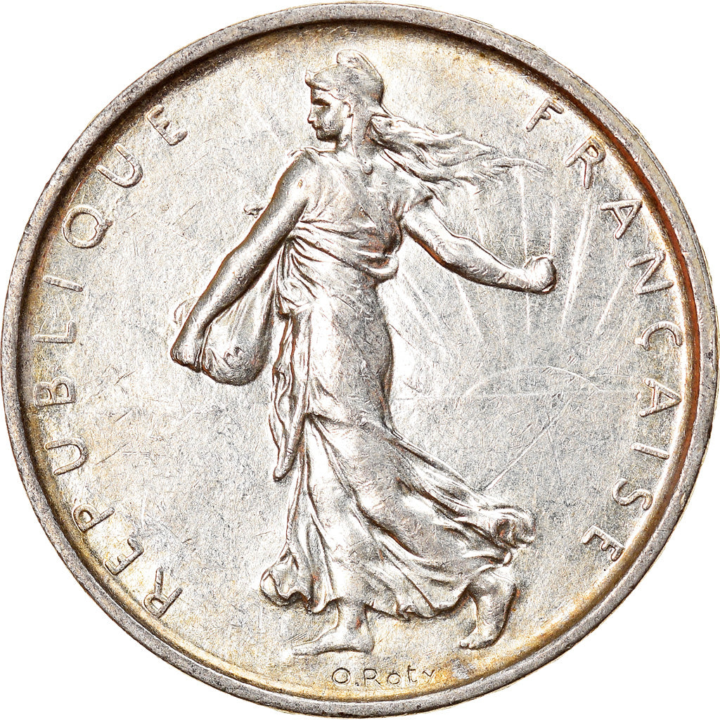 Coin, France, Semeuse, 5 Francs, 1967, Paris, MS(60-62), Silver, KM:926