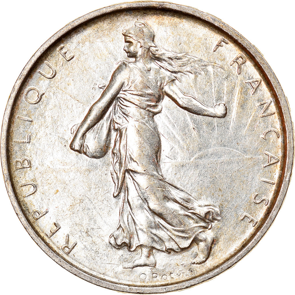 Münze, Frankreich, Semeuse, 5 Francs, 1967, Paris, VZ+, Silber, KM:926