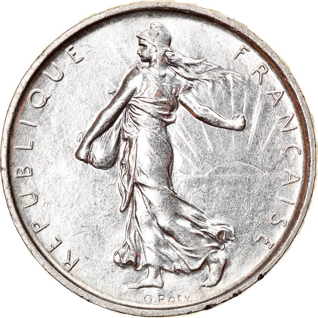 Coin, France, Semeuse, 5 Francs, 1967, Paris, MS(60-62), Silver, KM:926