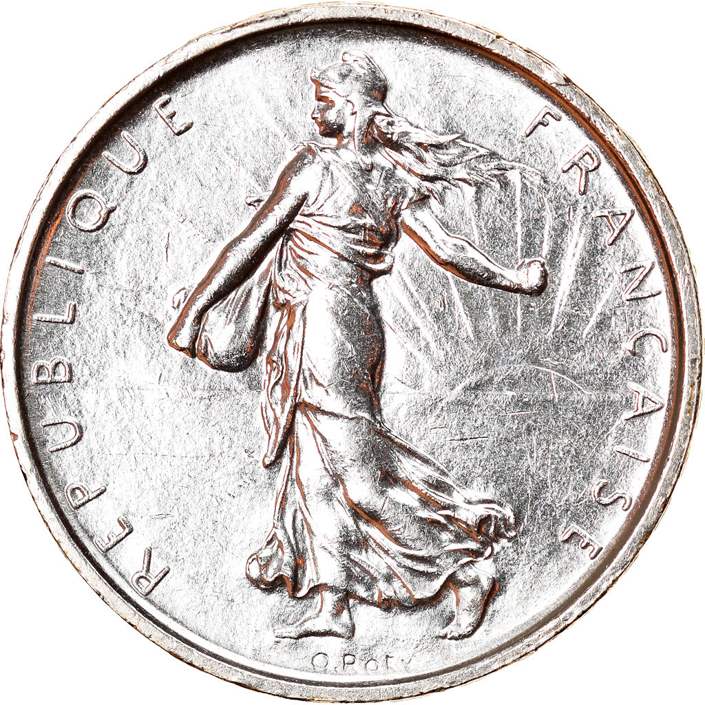 Coin, France, Semeuse, 5 Francs, 1967, Paris, MS(60-62), Silver, KM:926