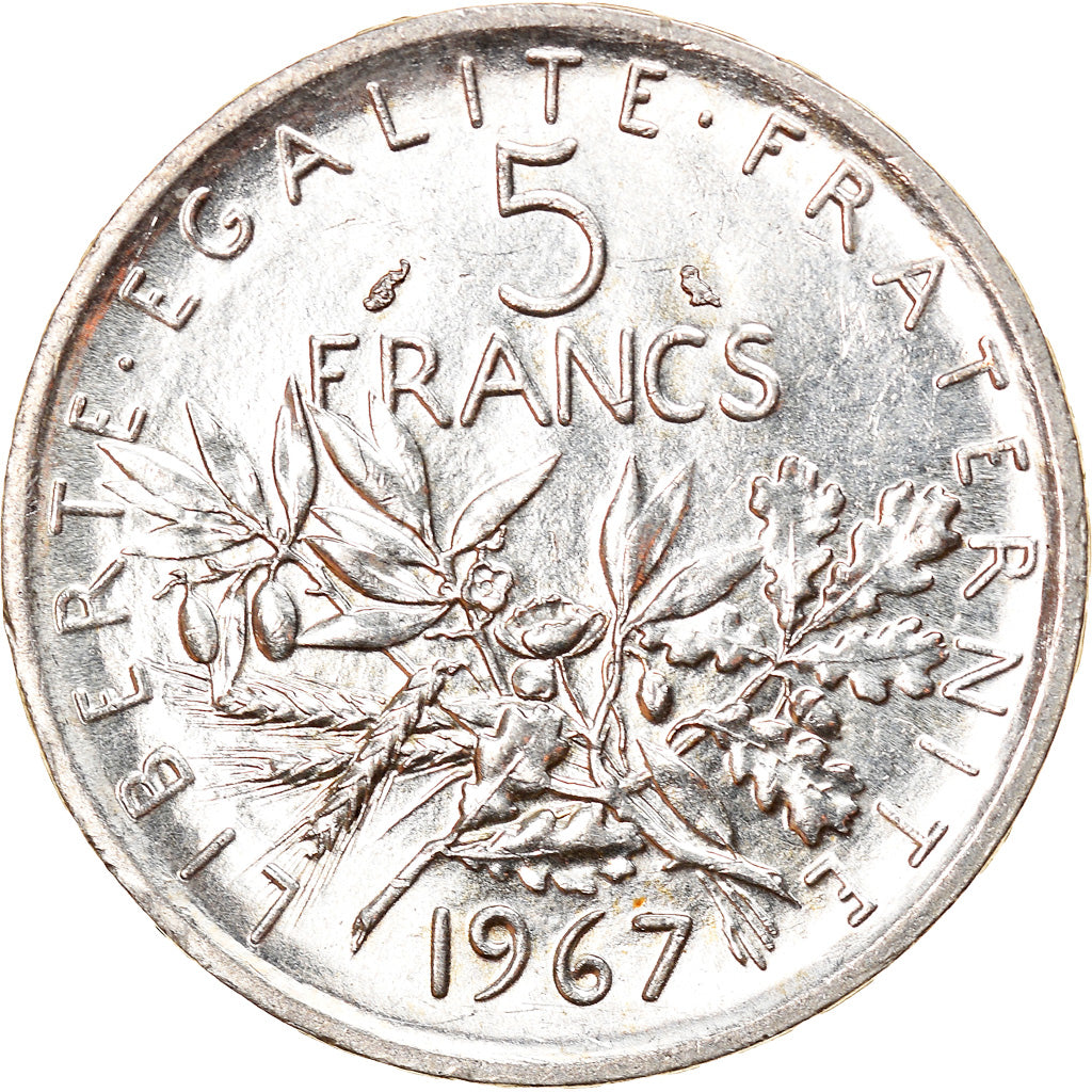 Monnaie, France, Semeuse, 5 Francs, 1967, Paris, SUP+, Argent, Gadoury:770