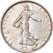 Munten, Frankrijk, Semeuse, 5 Francs, 1968, ZF, Zilver, KM:926, Gadoury:770