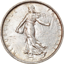 Munten, Frankrijk, Semeuse, 5 Francs, 1968, ZF+, Zilver, KM:926, Gadoury:770