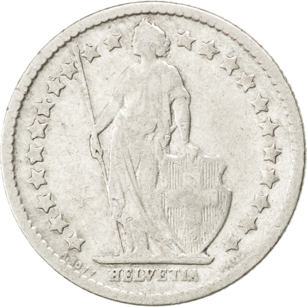 SWITZERLAND, 1/2 Franc, 1903, Bern, KM #23, VF(30-35), Silver, 18.2, 2.44