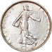 Moeda, França, Semeuse, 5 Francs, 1968, AU(55-58), Prata, KM:926, Gadoury:770