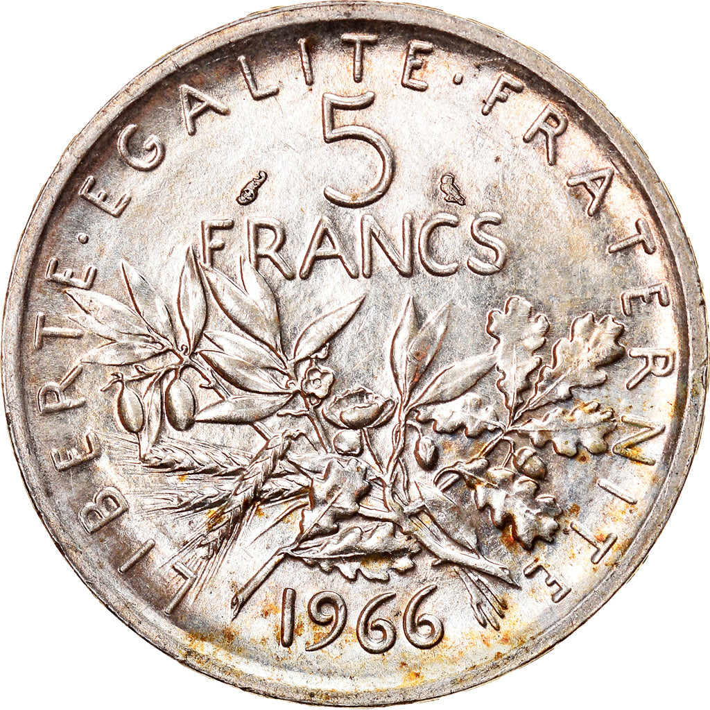 Monnaie, France, Semeuse, 5 Francs, 1966, Paris, SUP, Argent, Gadoury:770