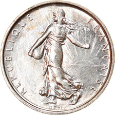 Munten, Frankrijk, Semeuse, 5 Francs, 1969, Paris, UNC-, Zilver, KM:926