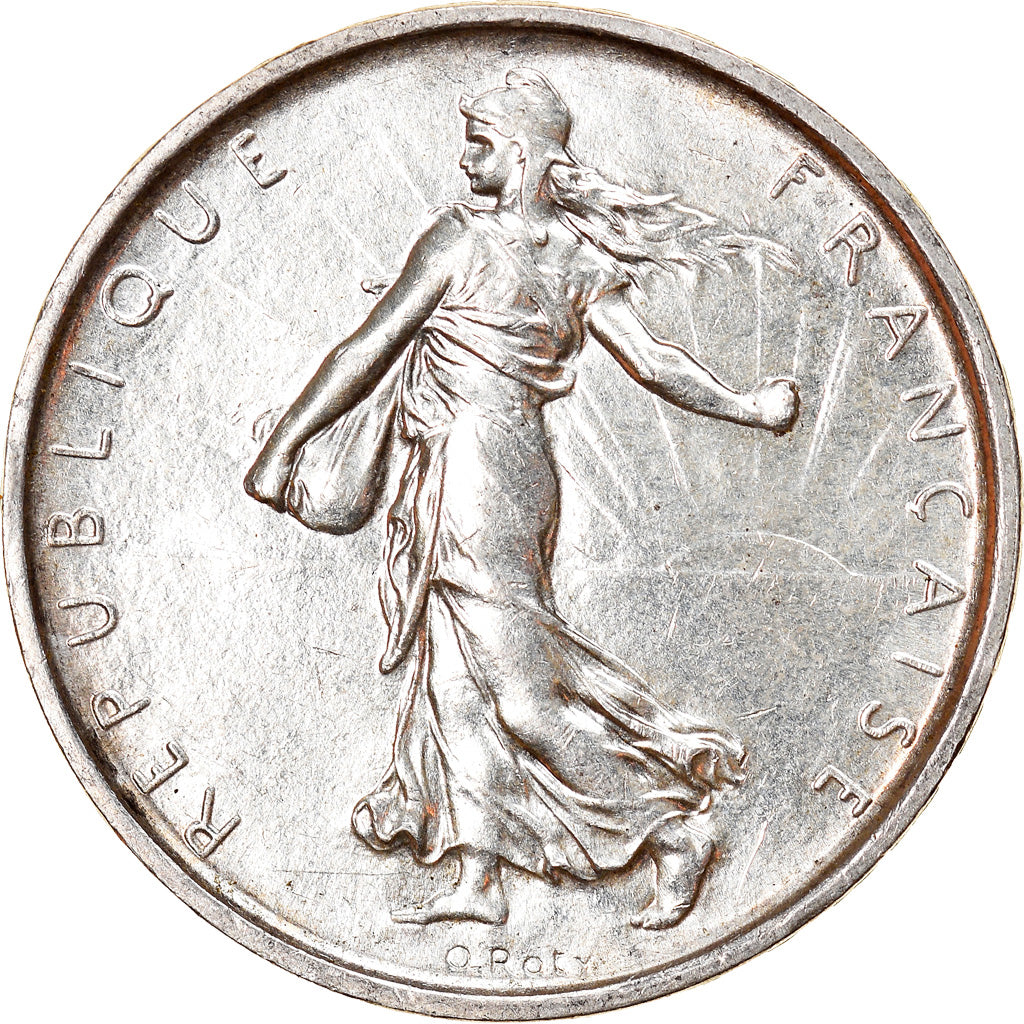 Moneda, Francia, Semeuse, 5 Francs, 1969, Paris, SC, Plata, KM:926, Gadoury:770