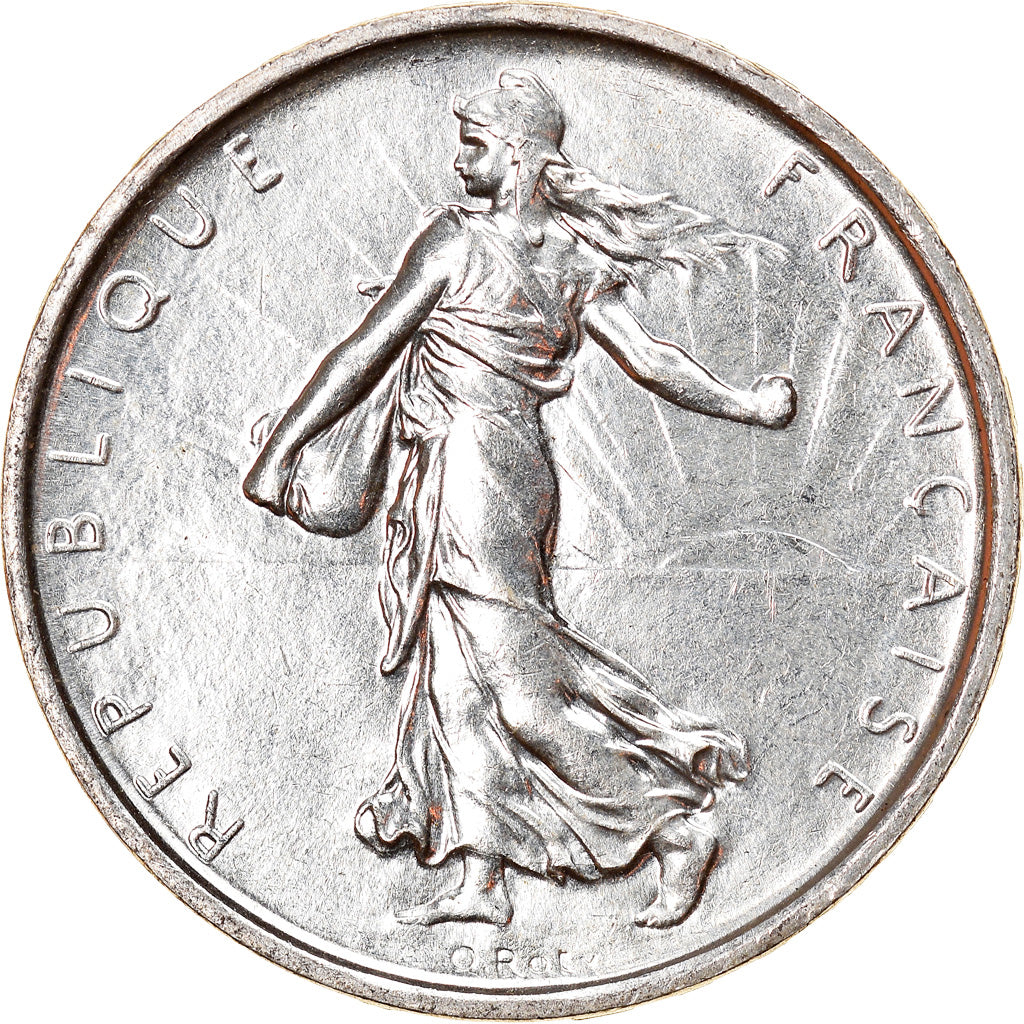Moneda, Francia, Semeuse, 5 Francs, 1969, Paris, SC, Plata, KM:926, Gadoury:770