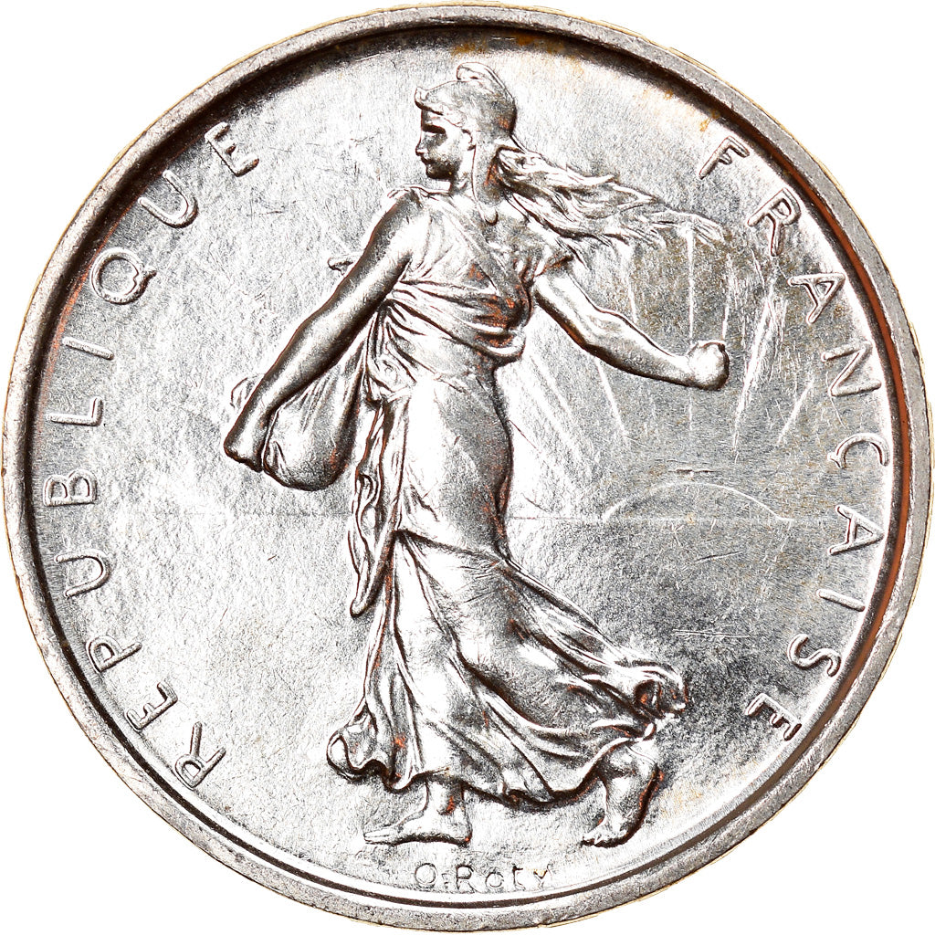 Moneda, Francia, Semeuse, 5 Francs, 1969, Paris, SC, Plata, KM:926, Gadoury:770