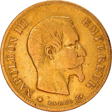 Moneta, Francia, Napoleon III, Napoléon III, 10 Francs, 1859, Strasbourg, MB+