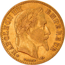 Monnaie, France, Napoleon III, 10 Francs, 1867, Strasbourg, TTB, Or