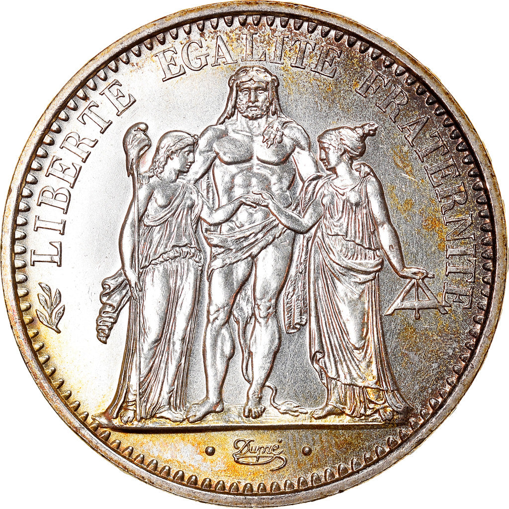 Coin, France, Hercule, 10 Francs, 1972, Paris, MS(60-62), Silver, KM:932